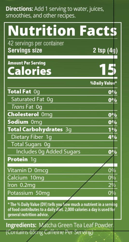 Raw Matcha Green Tea Powder