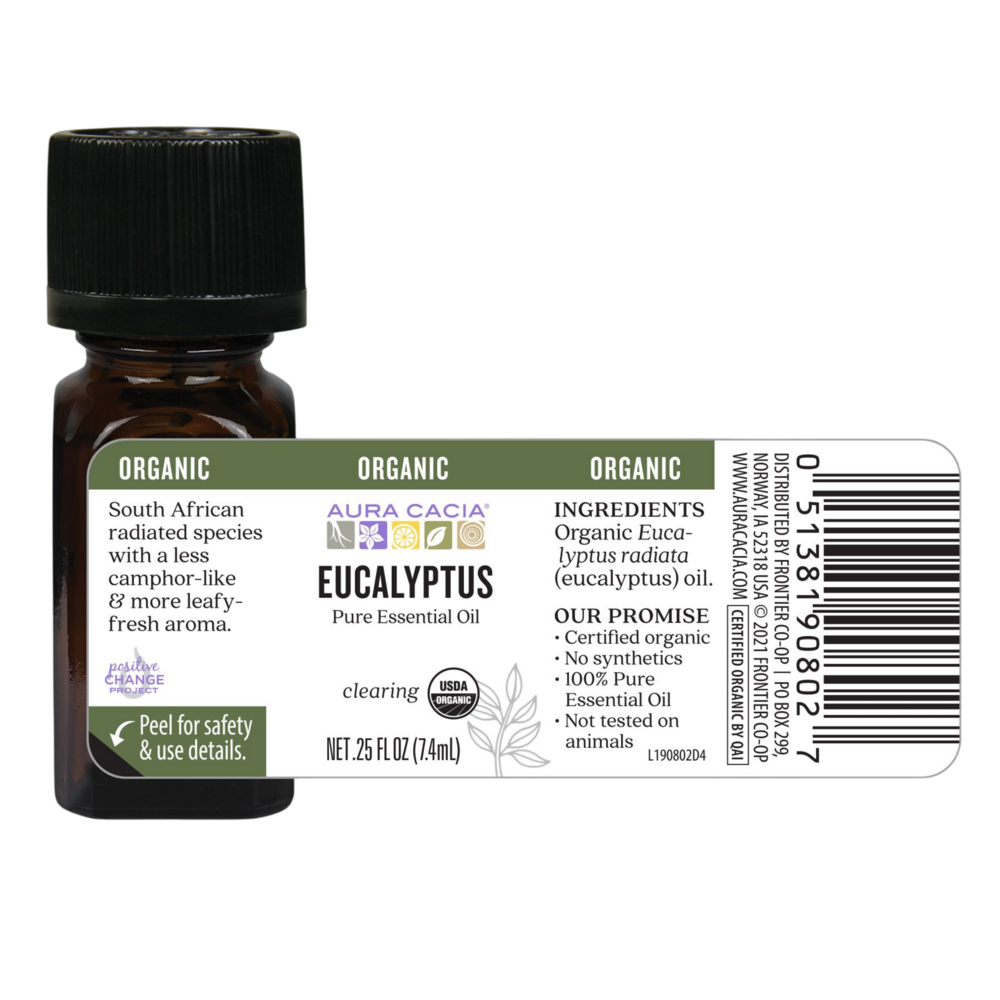 Eucalyptyus Organic Essential Oil