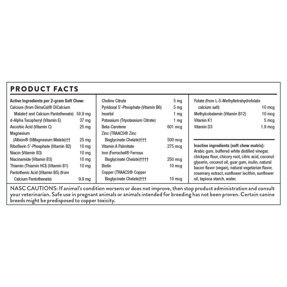 Canine Basic Nutrients