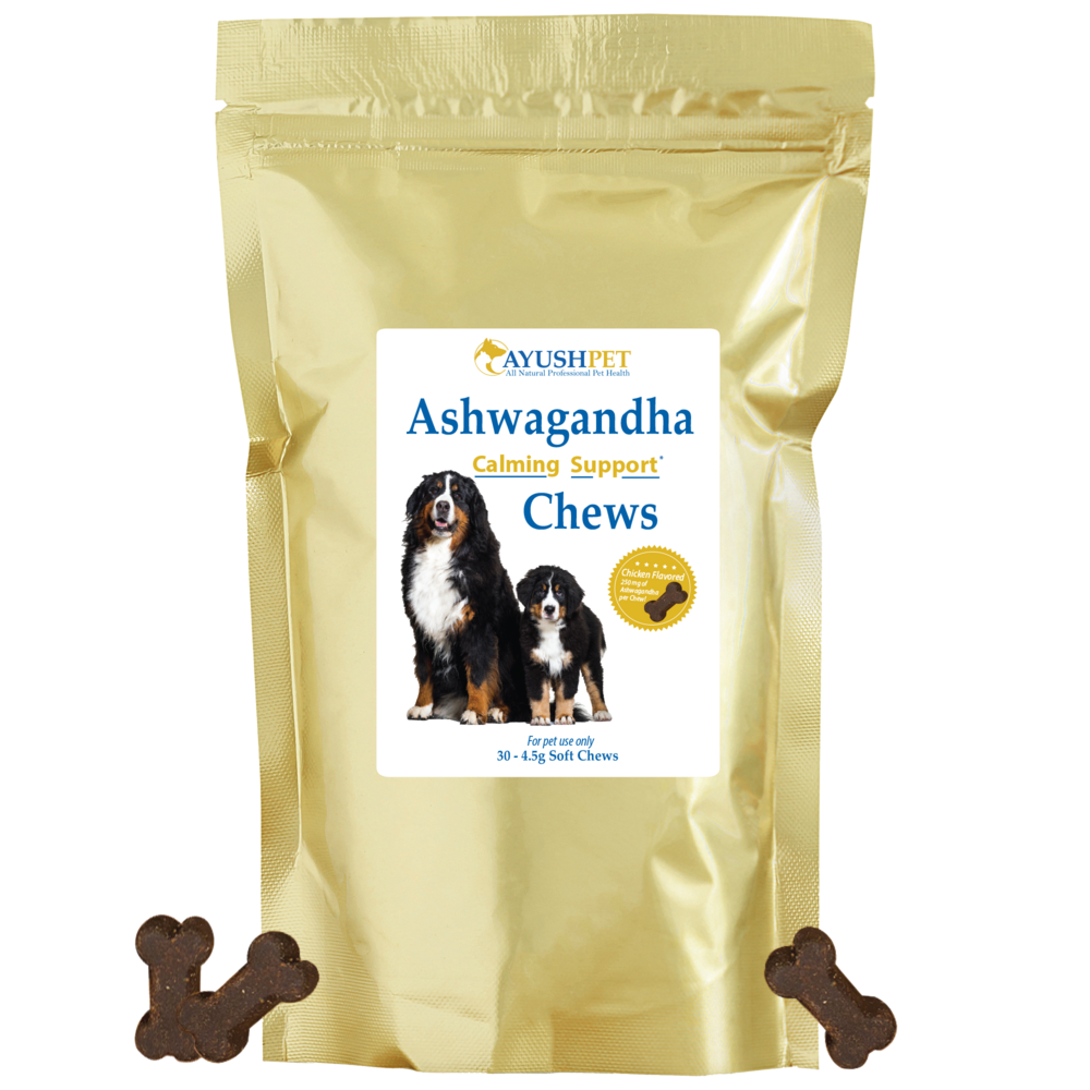 Pet Ashwagandha Calming Support* Chews, Chicken Flavored