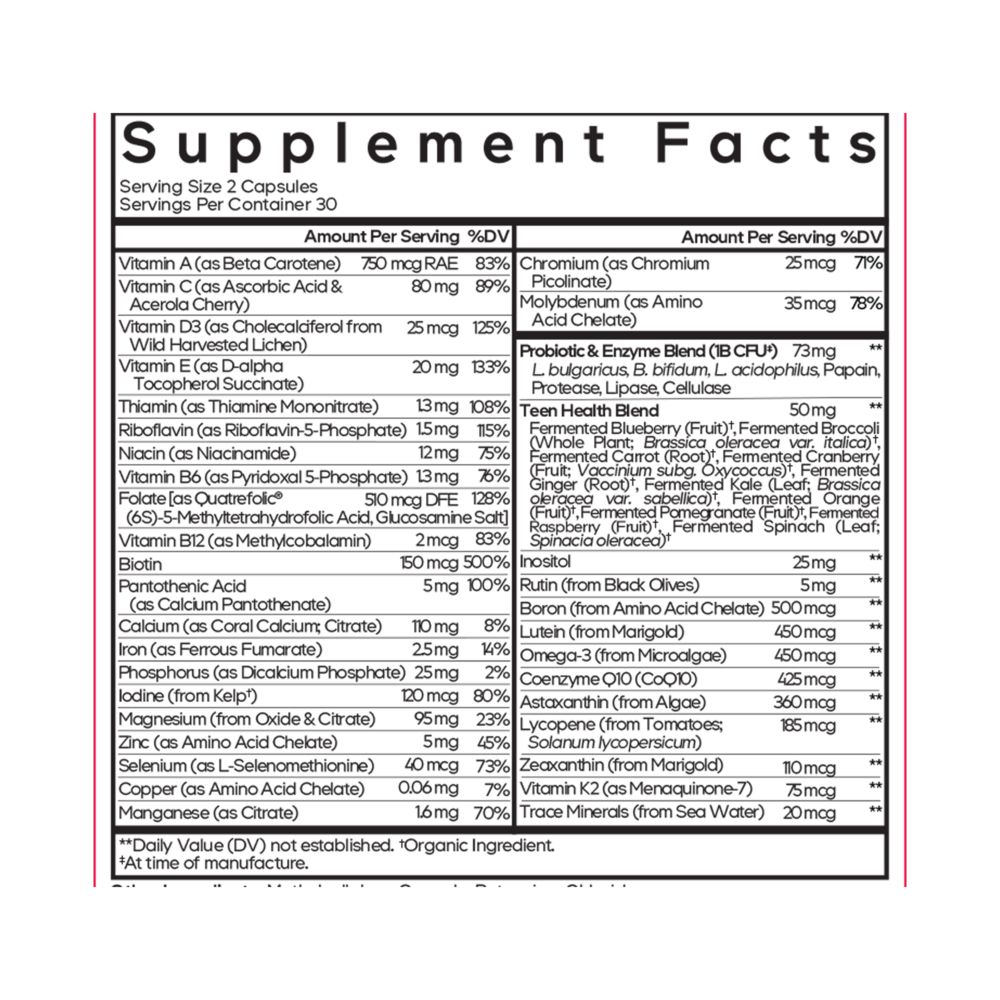 Teens Fermented Multivitamin