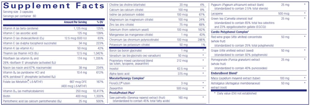 Men's Nutrients