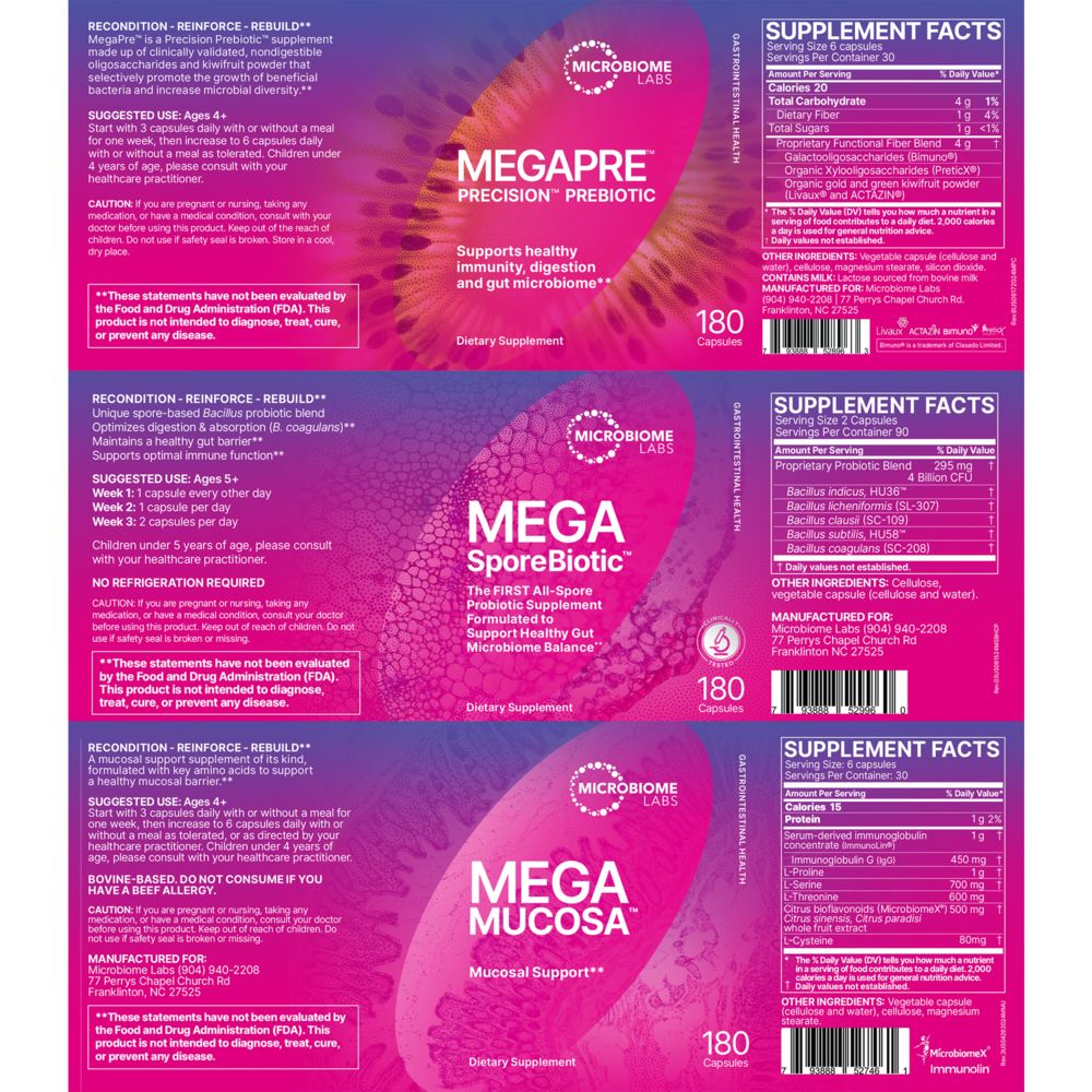 Microbiome Labs Total Gut Restoration – Kit 1