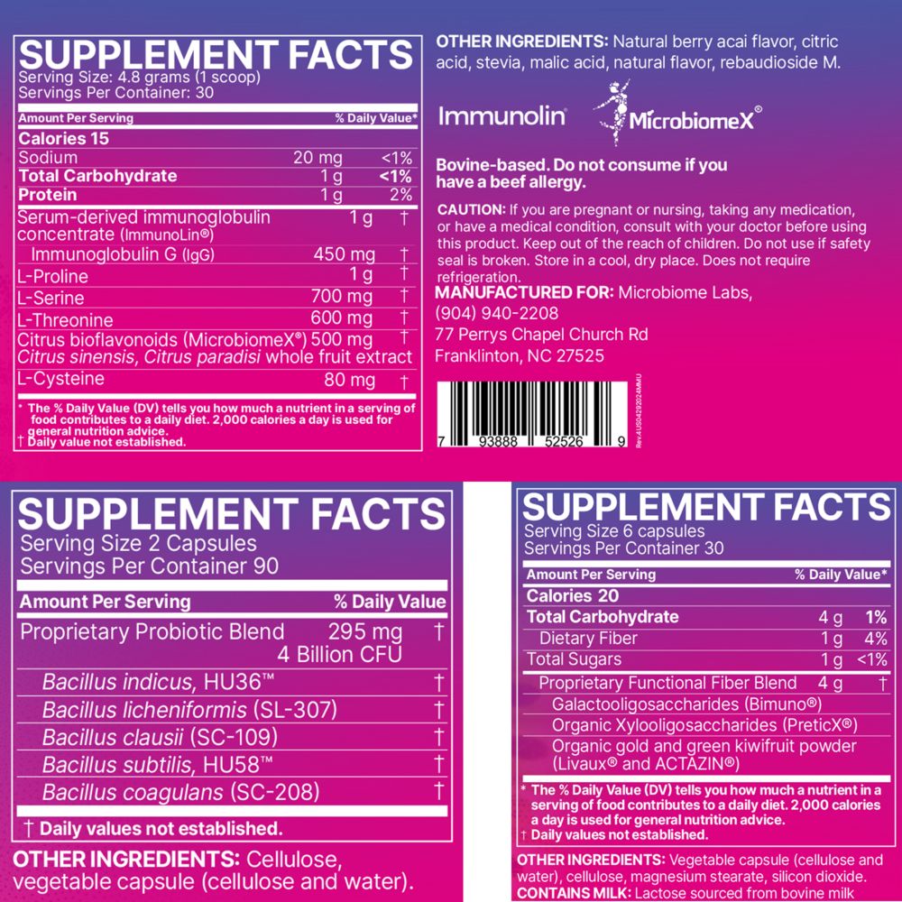 Microbiome Labs Total Gut Restoration – Kit 3