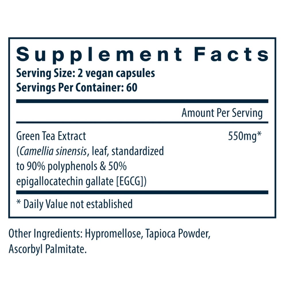Vital Nutrients Green Tea Extract (120 capsules)