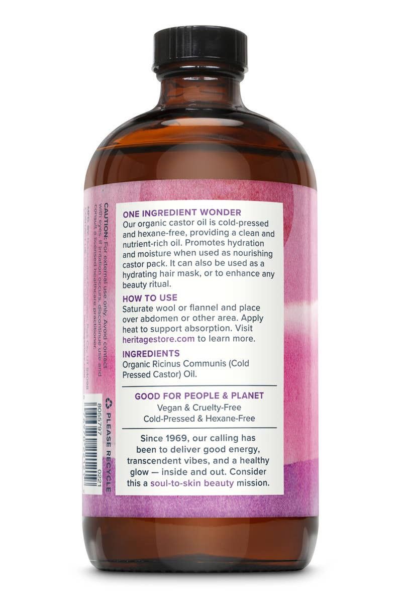 Organic Castor Oil 16 oz/32 oz