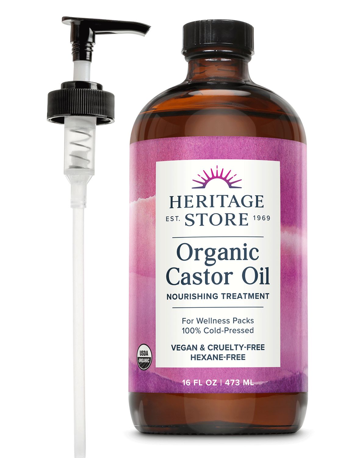 Organic Castor Oil 16 oz/32 oz