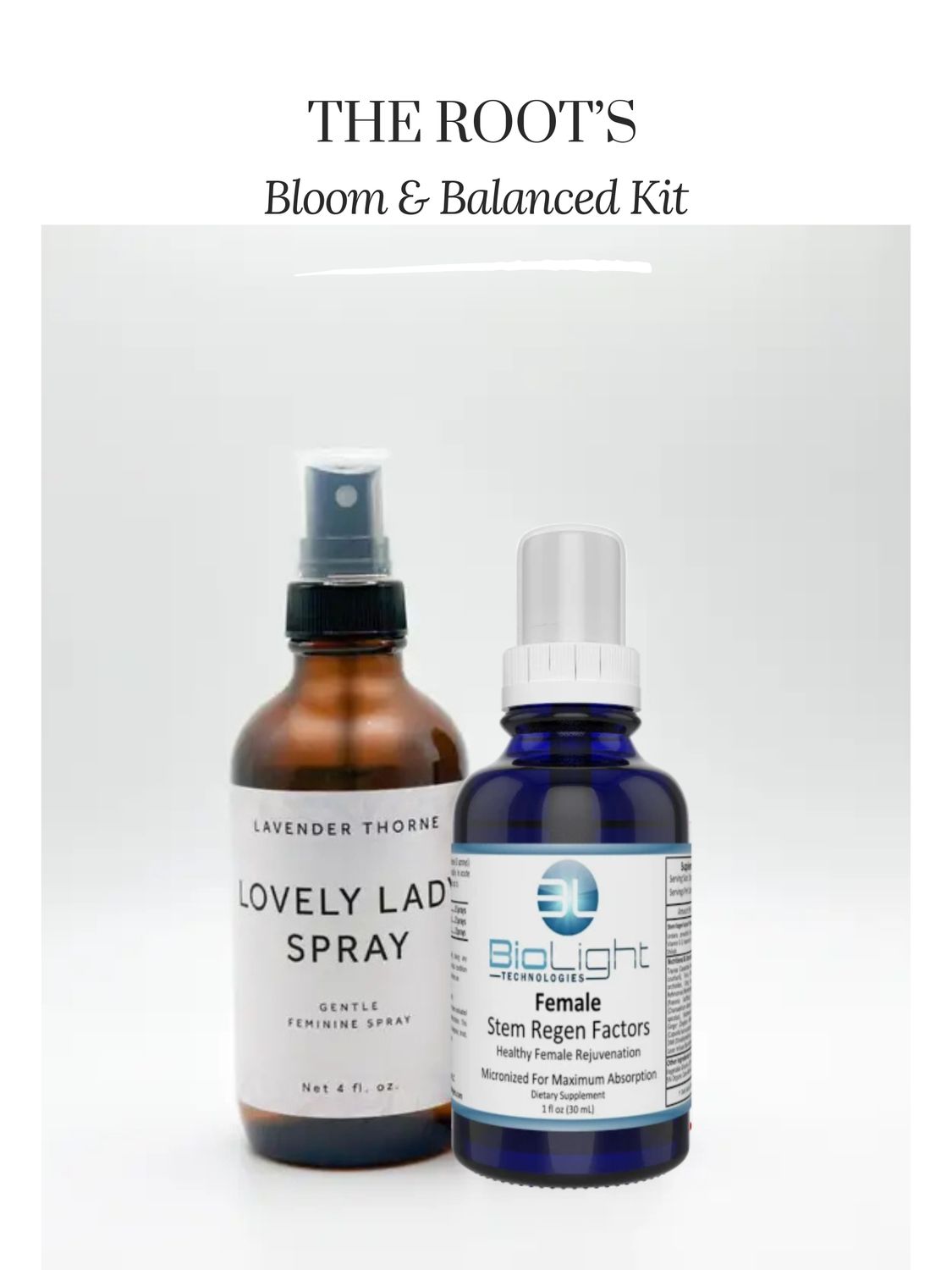 Bloom &amp; Balance Female Support