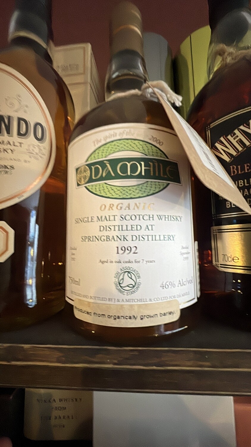 DA MHILE SPRINGBANK (1992) LIMITED 75CL