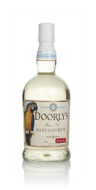DOORLYS RUM 3YO WHITE 70CL