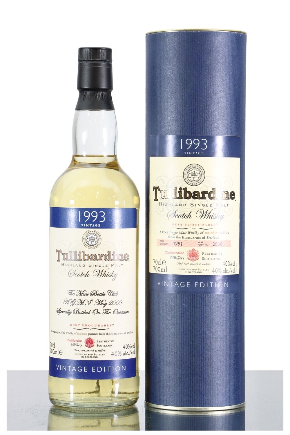 TULLIBARDINE 1993 MINI CLUB 70CL
