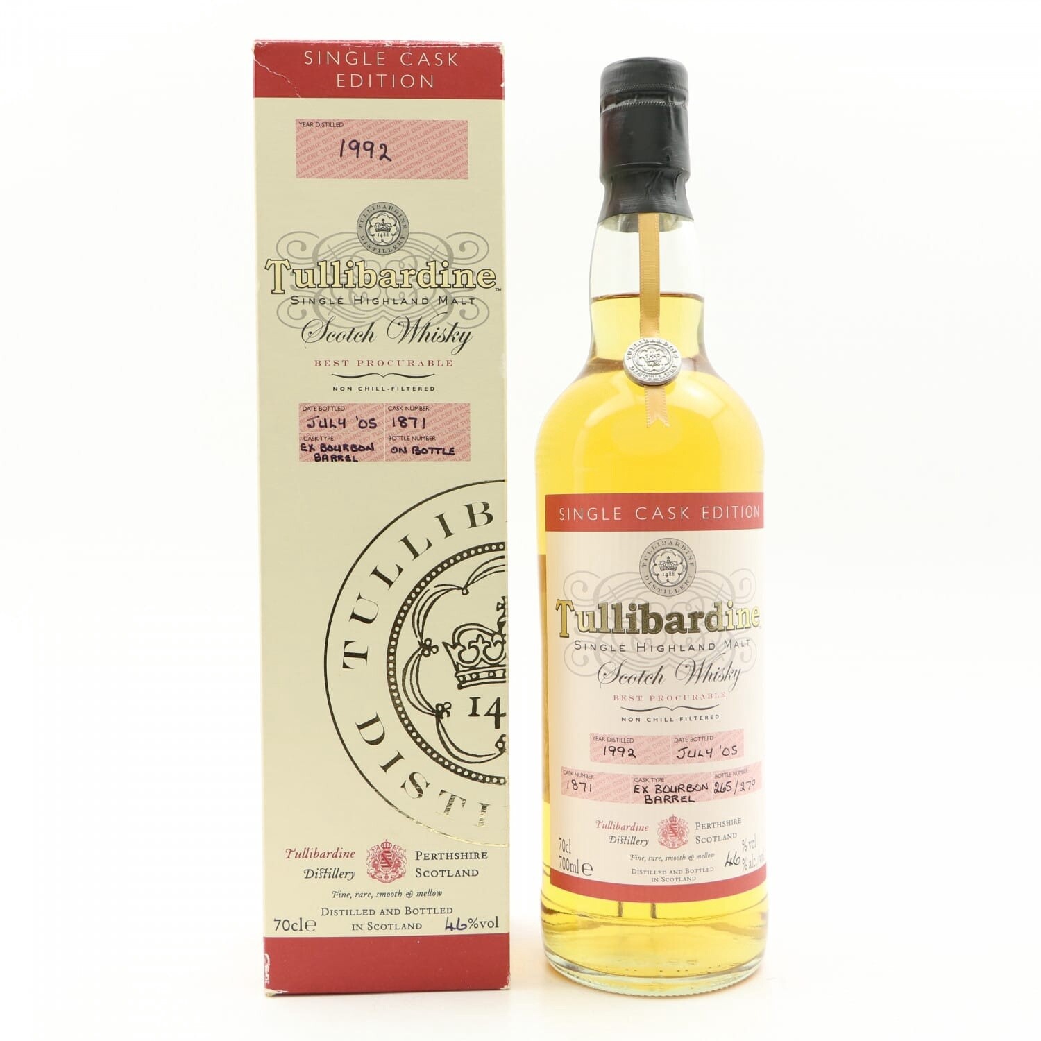 TULLIBARDINE 1992 SINGLE CASK #1871