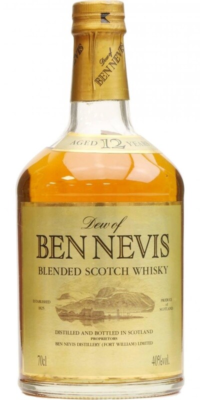 DEW OF BEN NEVIS 12YO 1990S 75CL