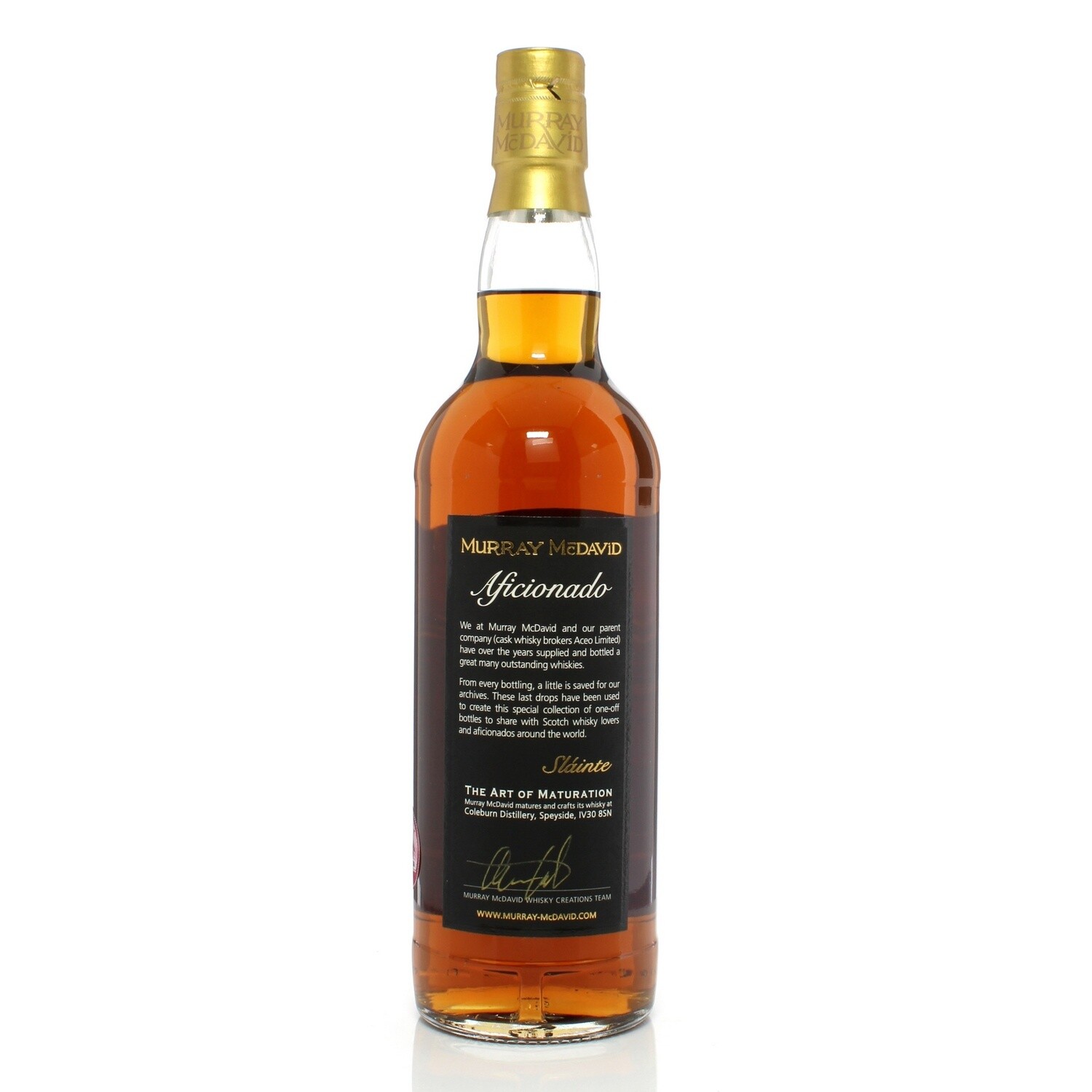 AFICIONADO TAMDHU 11YO 1998 70CL