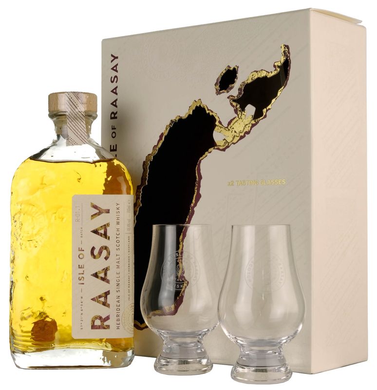 RAASAY SINGLE MALT GIFT SET 70CL