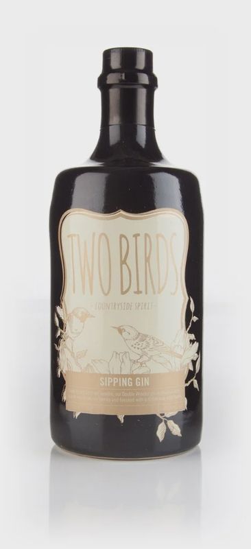 TWO BIRDS SIPPING GIN