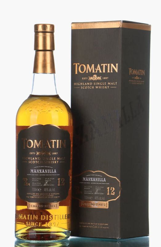 TOMATIN 12YO 2002 CUATRO SERIES NO2 MANZANILLA 70CL