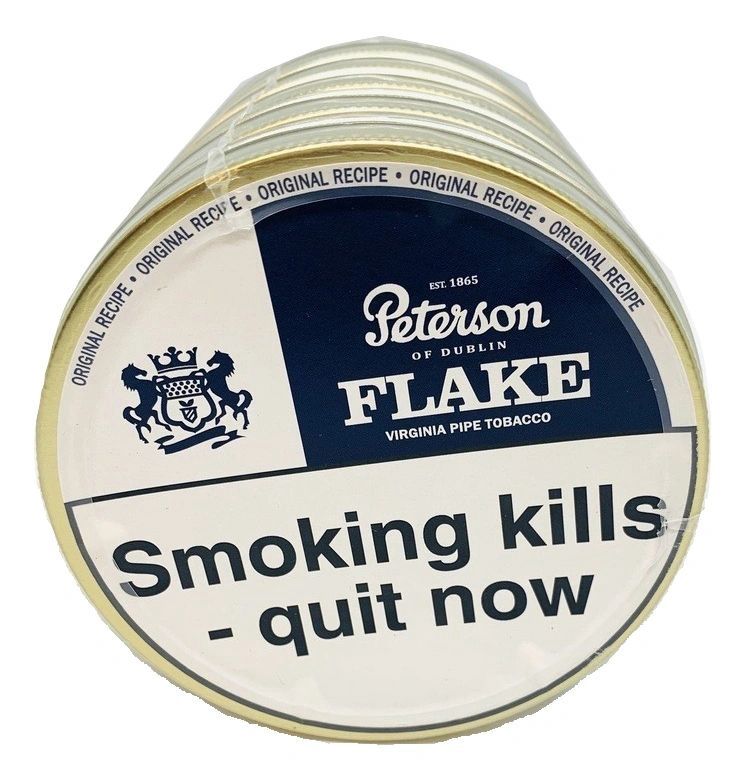 PETERSON FLAKE PIPE TOBACCO TIN