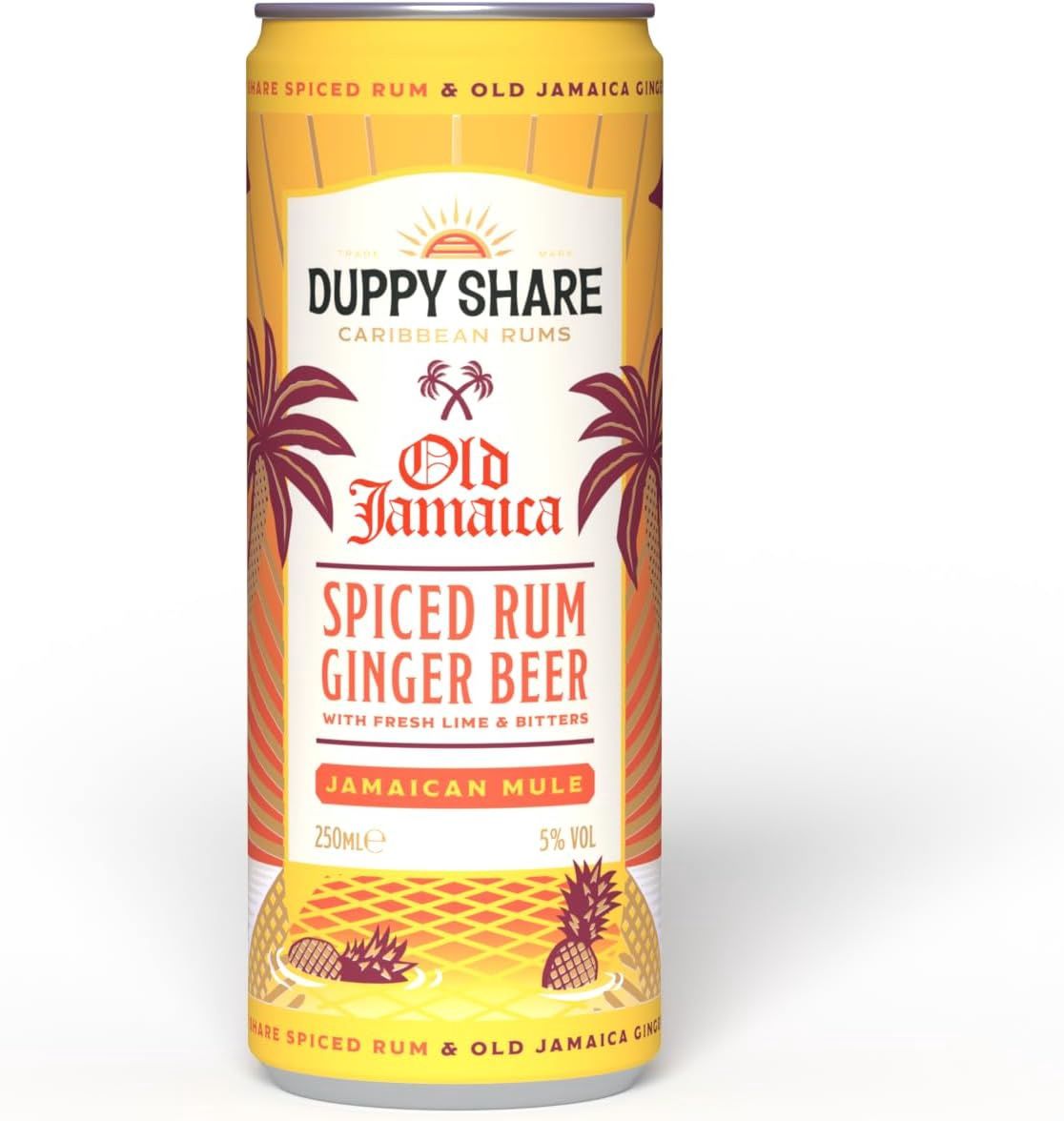 DUPPY SPICED &amp; OLD JAMAICA CAN 250ML