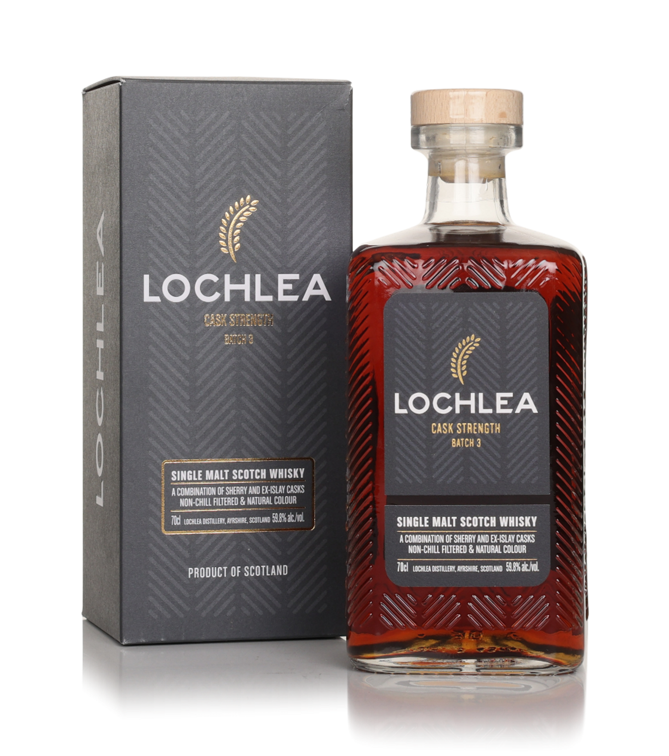 LOCHLEA CASK STRENGTH - BATCH 3 70CL