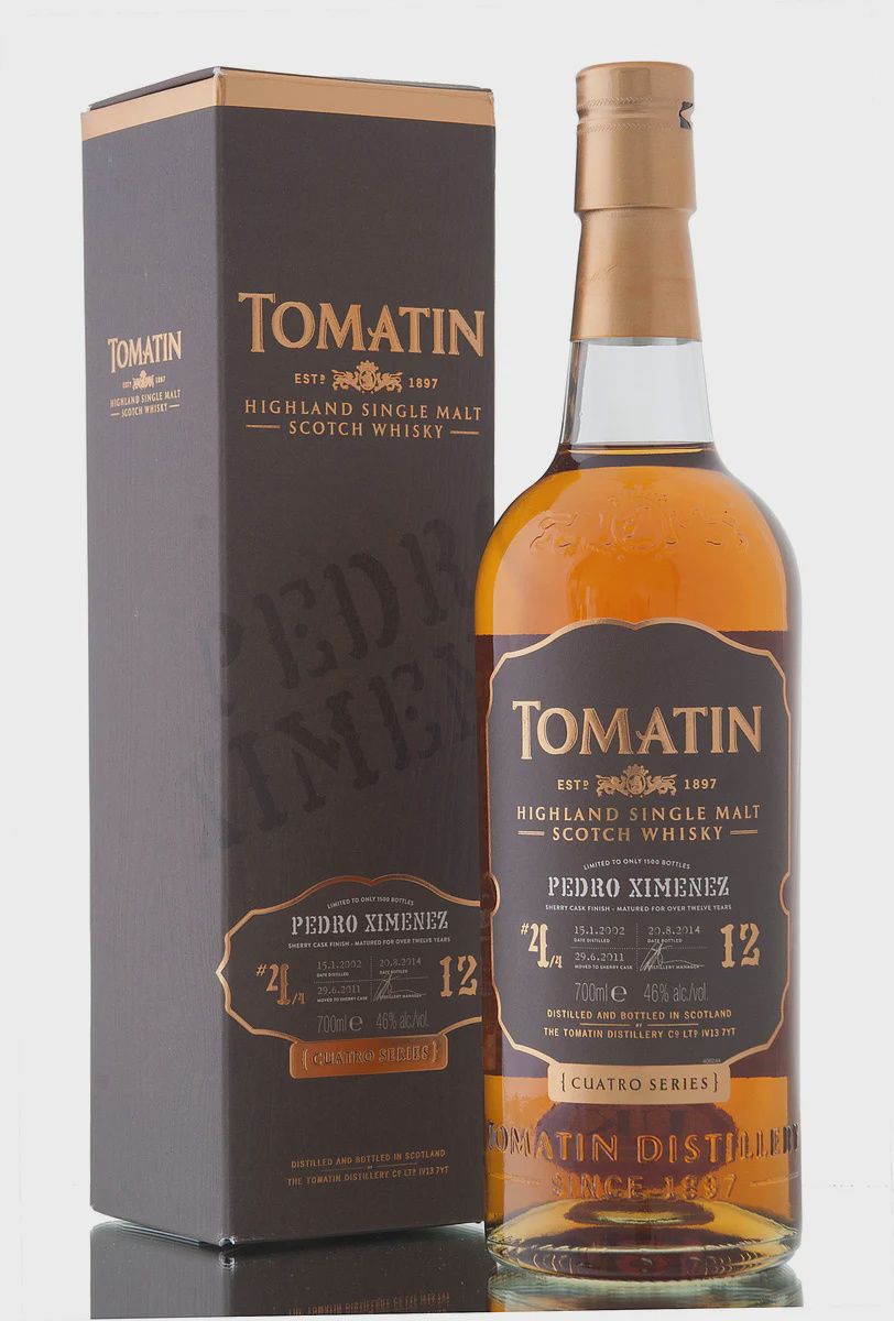 TOMATIN 12YO 2002 CAUTRO SERIES  NO4 PX FINISH 70CL