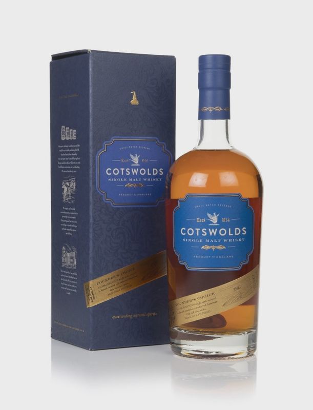 COTSWOLDS FOUNDERS CHOICE WHISKY 70CL