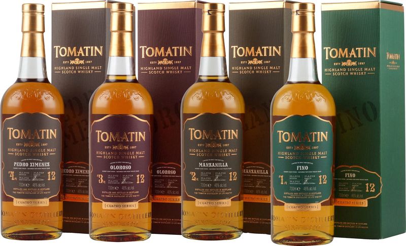 TOMATIN 12YO | CUATRO SERIES COLLECTION  2002