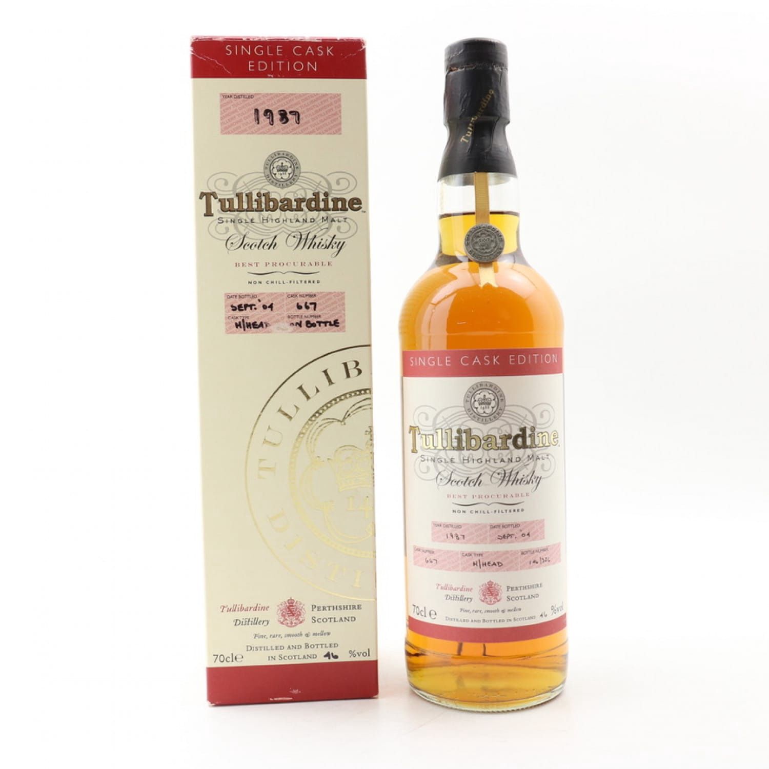 TULLIBARDINE 1987 SINGLE CASK 17YO 70CL