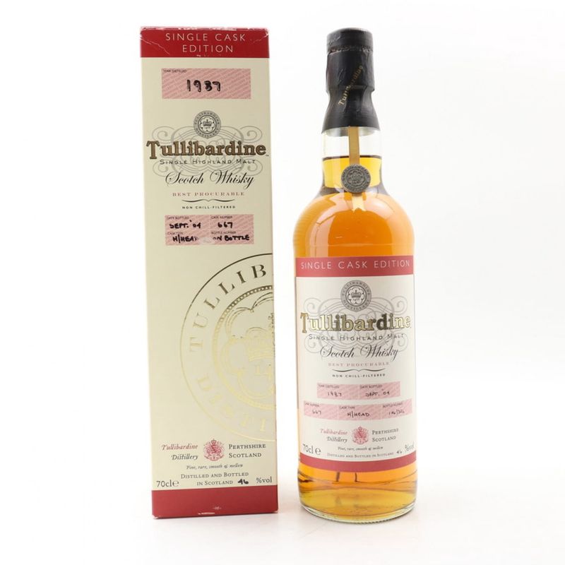 TULLIBARDINE 1987 SINGLE CASK 17YO 70CL