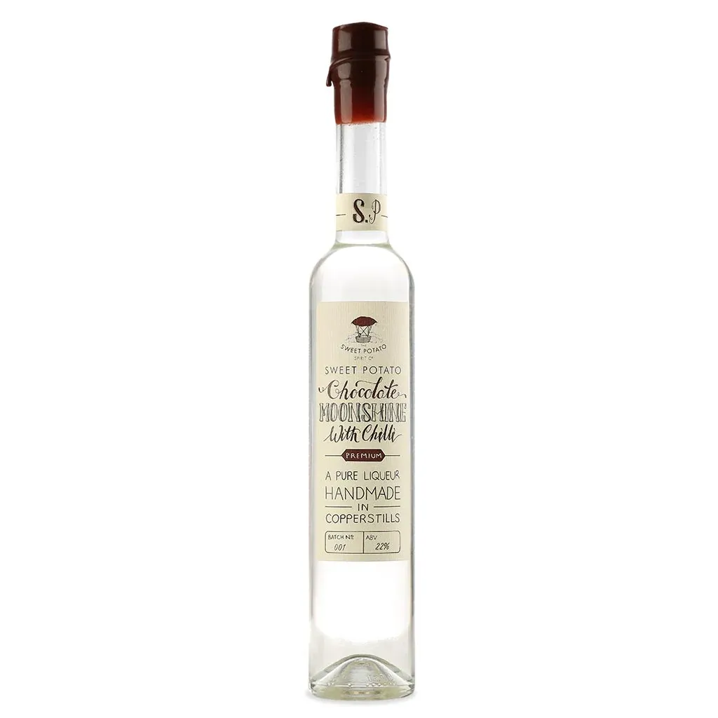 SWEET POTATO SPIRIT CO - CHOCOLATE &amp; CHILLI MOONSHINE LIQUEUR 50CL