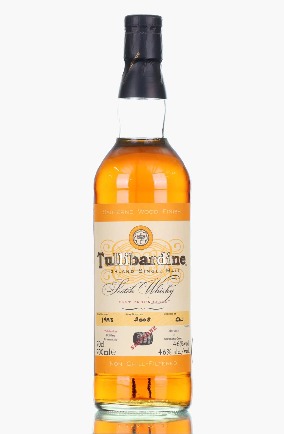TULLIBARDINE 1993 SAUTERNES FINISH