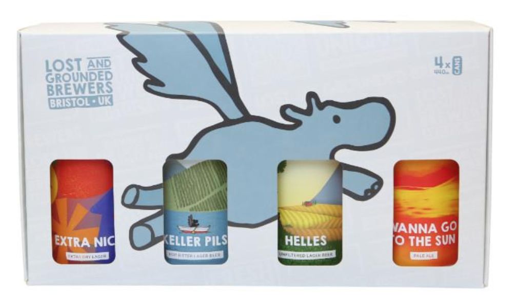 LOST &amp; GROUNDED 4 CAN  GIFT SET
