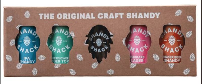 SHANDY SHACK 4 CAN GIFT SET - GLASS INCLUDED