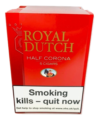 ROYAL DUTCH  HALF CORONA - 5 PACK