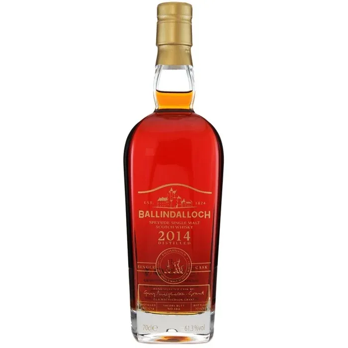 BALLINDALLOCH 2014 SINGLE CASK - ENGRAVED BOTTLING 70CL