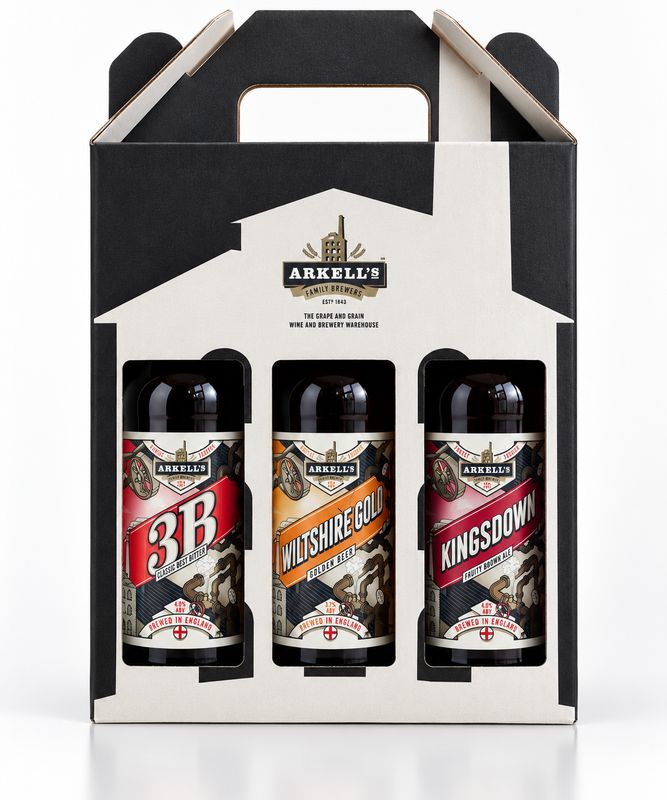 ARKELL'S 3 X 500ML BOTTLE GIFT BOX