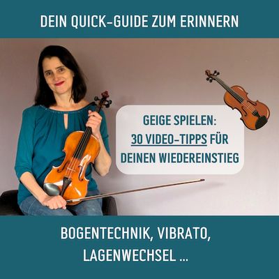 Geige spielen: 30 Video-Tipps für deinen Wiedereinstieg