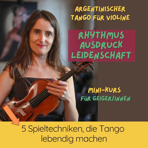 Argentinischer Tango für Violine: Rhythmus, Ausdruck, Leidenschaft (Online-Kurs)
