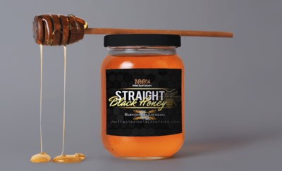 Straight Black Honey - (16 oz) $20