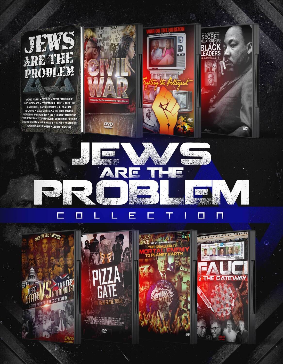 Jews are the Problem Collection (17-Disc DVD Set & Book)