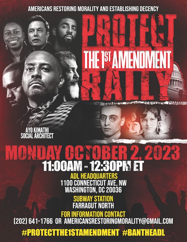 #BantheADL Rally (Oct 2, 2023) - .mp4 Electronic Email Version