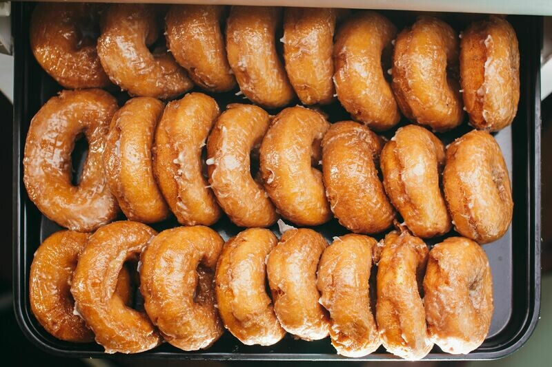 Vanilla Cake Donut, Glazed (Single Donut)