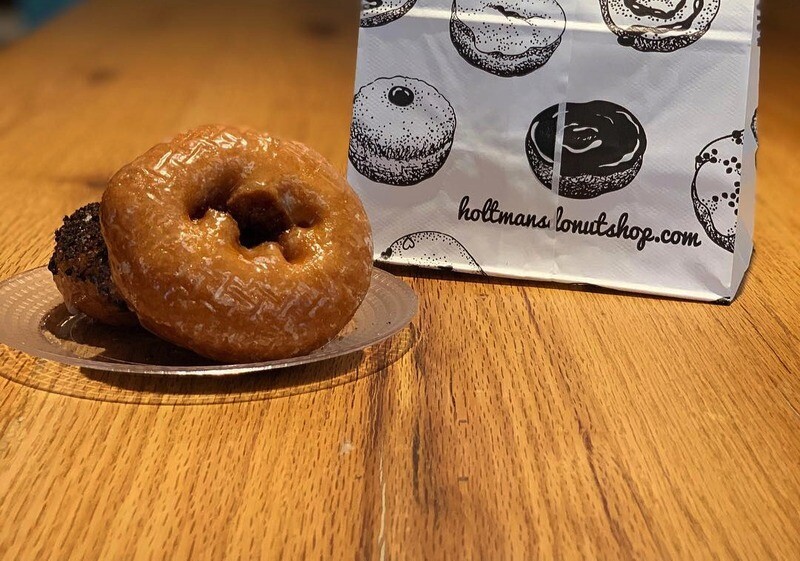 Vegan Vanilla Cake Donut, Glaze (Single Donut)