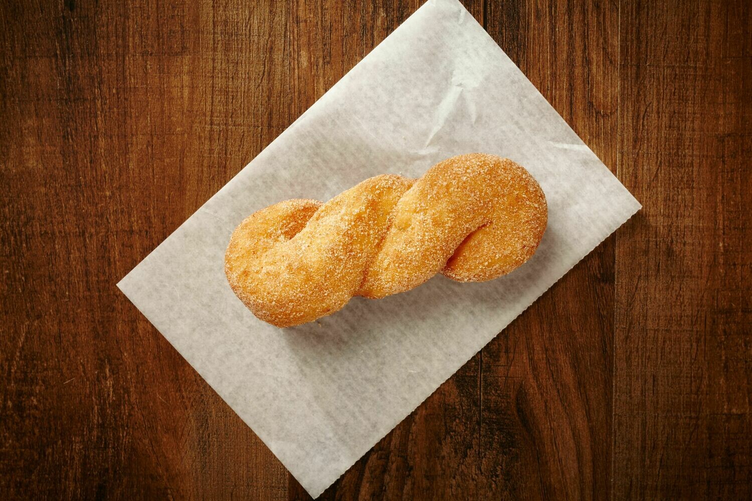 Twisted Yeast Raised Donut, Cinnamon Sugar (Single Donut)