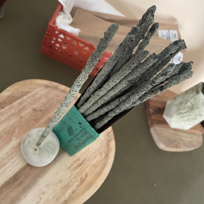 Incienso Flor de champa y té verde