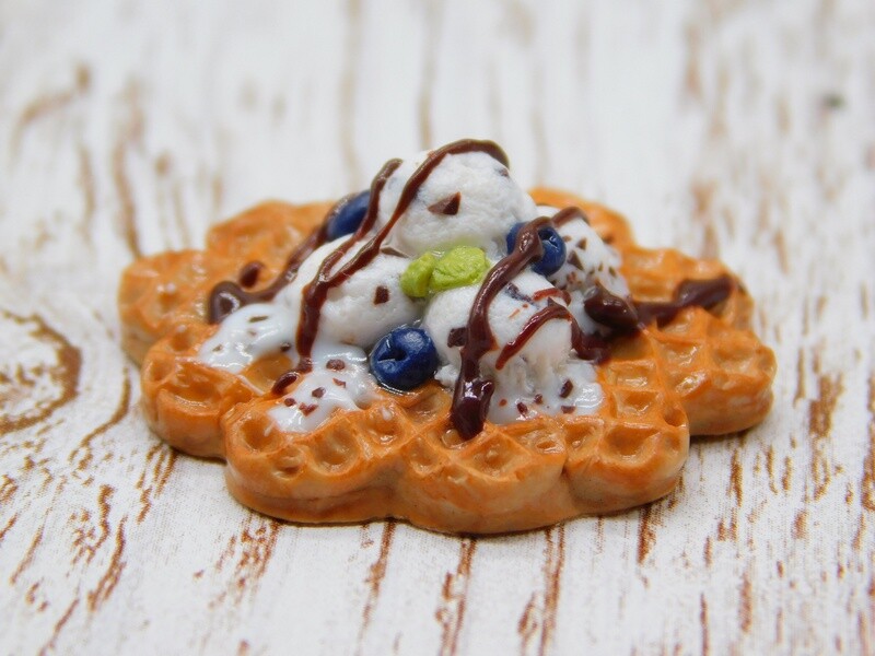 Kühlschrankmagnet Eiswaffel