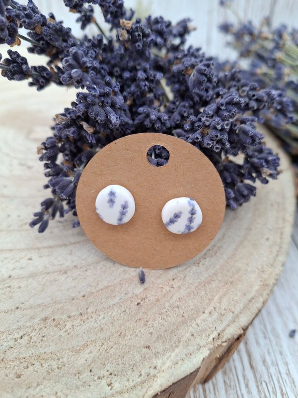 Lavendel Ohrstecker
