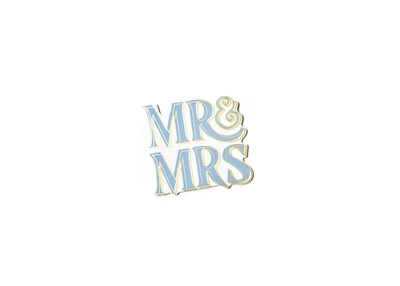 Blue Mr.  And Mrs. Atttachment