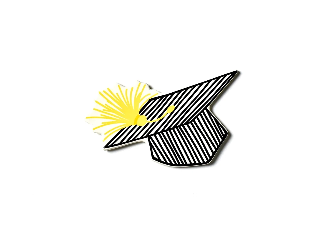 Striped Graduattion Cap Mini Attachment