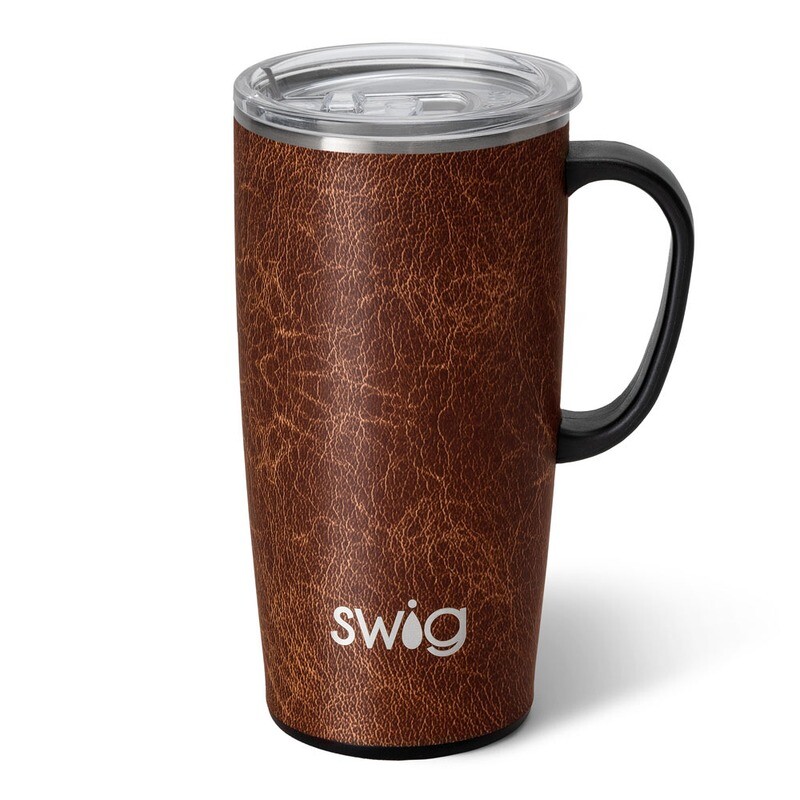 Leather Travel Mug 22oz